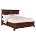 Brinley Cherry King Storage 4PC Bedroom Set - Picket House Furnishings CN350KB4PC