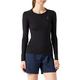 Odlo Women Functional Underwear Long Sleeve Shirt 100 Percent MERINO 200 GRAMM, black - black, L