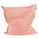 Sitzsack Pfirsich rosa 140 x 180 cm Indoor Outdoor Stark wasserabweisender Langfristige Volumenstabilität Leicht Gewicht