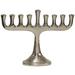 The Holiday Aisle® Aluminum Hammered Design Menorah Aluminum in Gray | 8.5 H x 8.5 W x 3.5 D in | Wayfair EAB438D830CA413489ED4413F82E7C9A