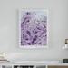 Wrought Studio™ Cape Town South Africa City Street Map Purple by Michael Tompsett - Graphic Art Print on Canvas in Indigo/White | Wayfair