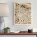 Wrought Studio™ 'Portland Oregon City Street Map II' Graphic Art Print on Canvas Canvas | 24 H x 18 W x 2 D in | Wayfair