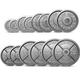 EXTREME FITNESS Olympic Weight Plates Disc Cast Iron 2" Discs Barbell Bar Gym Sets (2 x 25kg)