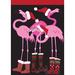 The Holiday Aisle® Gilmanton 2-Sided Polyester 18 x 13 in. Garden Flag in Black/Pink | 18 H x 13 W in | Wayfair D3A0E5F2581049548BD5E372A33B4DFF