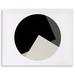 KAVKA DESIGNS Mid Century Modern One - Wrapped Canvas Graphic Art Print Canvas in Black/Gray/White | 8 H x 10 W x 1.3 D in | Wayfair