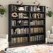 Red Barrel Studio® Doyno Standard Bookcase Wood in Black | 72 H x 37 W x 12 D in | Wayfair 49FD53BFA5014341BAFF0F78A81E91B7