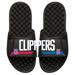 Youth ISlide Black LA Clippers Statement Jersey Split Slide Sandals