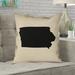 Ivy Bronx Kirkley Pillow in, Spun Polyester/Floor Pillow Polyester/Polyfill blend in Black | 28 H x 28 W in | Wayfair IVBX4244 43870395