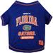 NCAA SEC T-Shirt for Dogs, X-Small, Florida, Multi-Color