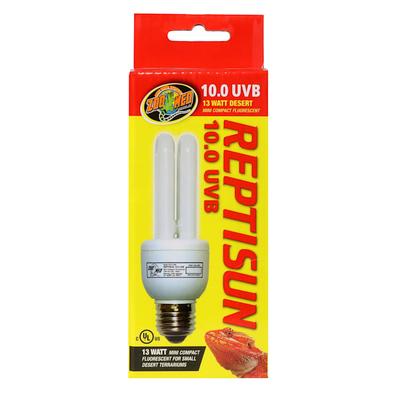 Zoo Med ReptiSun 10.0 Mini Compact Fluorescent Lamp, 13 Watts