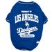 MLB National League West T-Shirt for Dogs, Small, Los Angeles Dodgers, Multi-Color