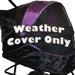 Weather Cover in Black for No-Zip Special Edition Pet Strollers, One Size Fits All