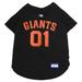 MLB National League West Jersey for Dogs, Medium, San Francisco Giants, Black