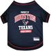 NFL AFC South T-Shirt For Dogs, Large, Houston Texans, Multi-Color