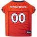 NFL AFC West Mesh Jersey For Dogs, X-Large, Denver Broncos, Multi-Color