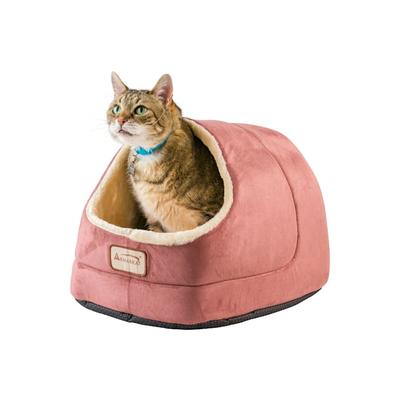 Armarkat Cave Cat Bed in Indian Red, 18" L X 14" W