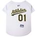 MLB American League West Jersey for Dogs, X-Small, Oakland Athletics, Multi-Color