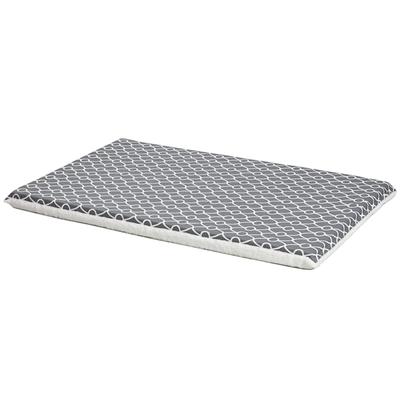 Midwest QuietTime Defender Series Reversible Crate Grey Mat for Dogs, 48.25" L X 30.75" W
