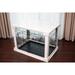 Crate with Cover in White, 43" L X 28" W X 30" H, X-Large