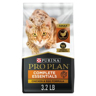 Purina Pro Plan Grain Free, High Protein Natural Chicken & Egg Formula Dry Cat Food, 3.2 lbs.