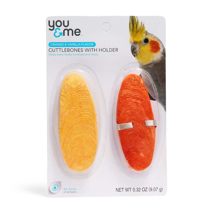 You & Me Orange & Vanilla Flavor Bird Cuttlebones, Pack of 2