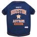 MLB American League West T-Shirt for Dogs, Large, Houston Astros, Multi-Color