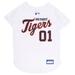 MLB American League Central Jersey for Dogs, X-Large, Detroit Tigers, White