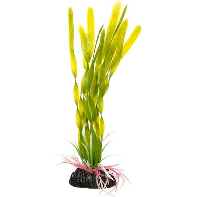 Imagitarium Green Corkscrew Background Plastic Aquarium Plant, Large