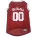 NCAA Mesh Basketball Jersey for Dogs, Medium, Indiana Hoosiers, Multi-Color