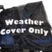 Weather Cover in Black for No-Zip Jogger Pet Strollers, One Size Fits All