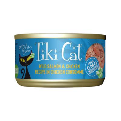 Tiki Cat Napili Luau Salmon Chicken Wet Cat Food, 2.8 oz., Case of 12