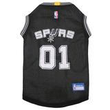 NBA Western Conference Mesh Jersey for Dogs, Large, San Antonio Spurs, Black