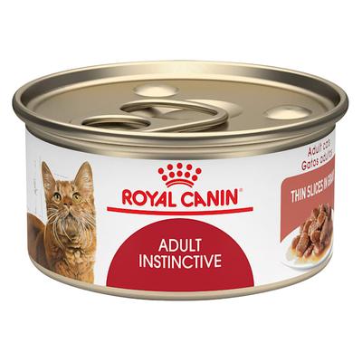 Royal Canin Adult Instinctive Thin Slices in Gravy Wet Cat Food, 3 oz., Case of 24