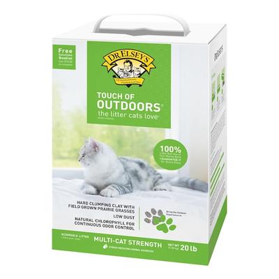 Dr. Elsey's Touch of Outdoors Clumping Clay Cat Litter, 20 lbs.
