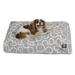 Gray Fusion Shredded Memory Foam Rectangle Dog Bed, 36" L x 29" W, Medium