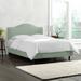 Wayfair Custom Upholstery™ Emilia Upholstered Low Profile Standard Bed Polyester | 51 H x 78 W x 78 D in CSTM1508 22037693