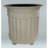 Allied Molded Products Virginia 36 Gallon Trash Bin Fiberglass in Gray | 37 H x 33 W x 33 D in | Wayfair VA-2424T-PD-8