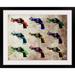 Williston Forge 'Nine Revolvers' by Michael Tompsett Graphic Art Print Metal | 26 H x 32 W x 1 D in | Wayfair 427B8BAE6A8D42CCA5A88023258FFB81