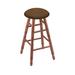 Holland Bar Stool Swivel 24" Counter Stool Wood/Upholstered/Leather in Gray/Brown | 24 H in | Wayfair RC24OTMed026