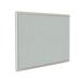 Ghent DecoAurora Wall Mounted Bulletin Board Vinyl/Metal in White/Brown | 36 H x 48 W x 1 D in | Wayfair DFVLM34-42