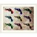 Williston Forge 'Nine Revolvers' by Michael Tompsett Graphic Art Print Metal | 26 H x 32 W x 1 D in | Wayfair D3C1F72FAE5A49EBAAA7A8A2C9F3245D