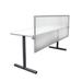 OBEX Polycarbonate Split Screen Desk Privacy Panel | 30 H x 48 W x 0.63 D in | Wayfair 30X48P-A-T-SS