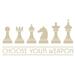 The Decal Guru Chess Weapons Wall Decal Vinyl in Black/Brown | 23 H x 45 W in | Wayfair 1278-WALL-02-23