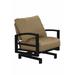 Tropitone Lakeside Patio Chair w/ Cushions in Black/Brown | 42.5 H x 30 W x 32.5 D in | Wayfair 730525_OBS_Canvas Heather Beige