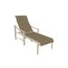 Tropitone Kenzo Reclining Chaise Lounge Metal in Brown | 46 H x 29 W x 80.5 D in | Outdoor Furniture | Wayfair 381532_SNR_Gold Coast