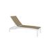 Tropitone Kor 78.5" Long Single Chaise Metal in White | 42 H x 28.5 W x 78.5 D in | Outdoor Furniture | Wayfair 891533_SNO_Gold Coast