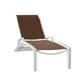 Tropitone South Beach Chaise Lounge Metal in White | 43 H x 29 W x 84.5 D in | Outdoor Furniture | Wayfair 241433_SNO_Cape Cove