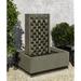 Campania International M Weave Concrete Fountain | 37 H x 20.25 W x 29.75 D in | Wayfair FT-319-PN