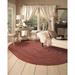 Red 27 x 0.38 in Indoor Area Rug - Loon Peak® Omaha Braided Wool Rug Wool | 27 W x 0.38 D in | Wayfair C046124E229C402383423AC834E38835