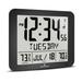 Marathon Watch Company Slim Wall Clock Plastic in Black | 9.7 W x 1 D in | Wayfair CL030027FD-BK
